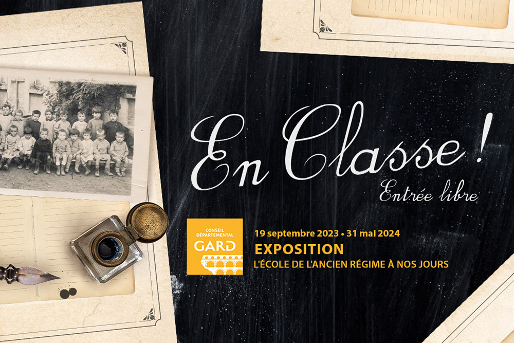 « En Classe ! » : une exposition aux Archives départementales du Gard