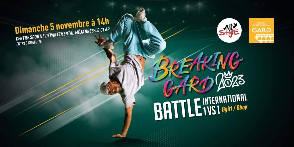Le Breakdance revient en force à Méjannes-le-Clap le 5 novembre prochain !